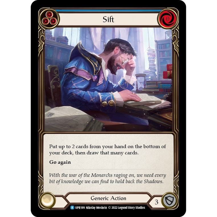 Image for Sift (Blue) (UPR199) (UPR) - Flesh and Blood TCG