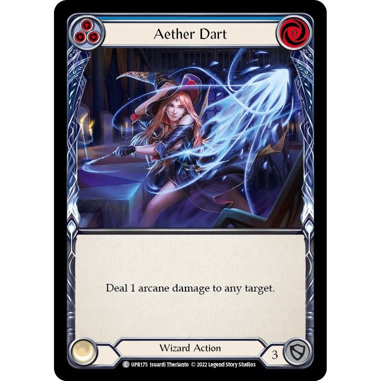 Image for Aether Dart (Blue) (UPR175) (UPR) - Flesh and Blood TCG