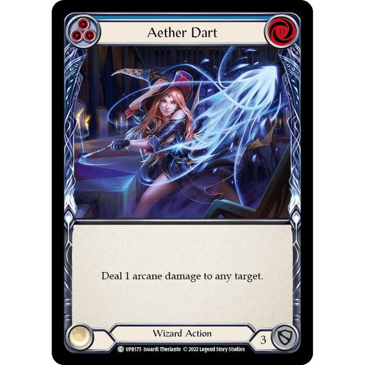 Image for Aether Dart (Blue) (UPR175) (UPR) - Flesh and Blood TCG
