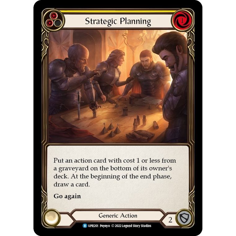 Image for Strategic Planning (Yellow) (UPR201) (UPR) - Flesh and Blood TCG