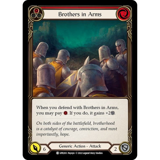 Image for Brothers in Arms (Red) (UPR203) (UPR) - Flesh and Blood TCG