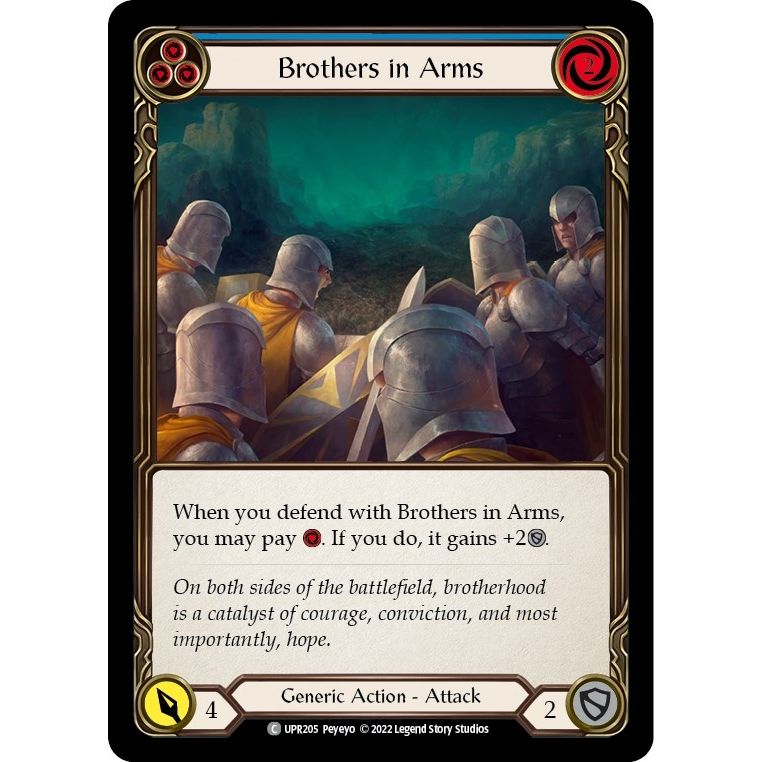 Image for Brothers in Arms (Blue) (UPR205) (UPR) - Flesh and Blood TCG