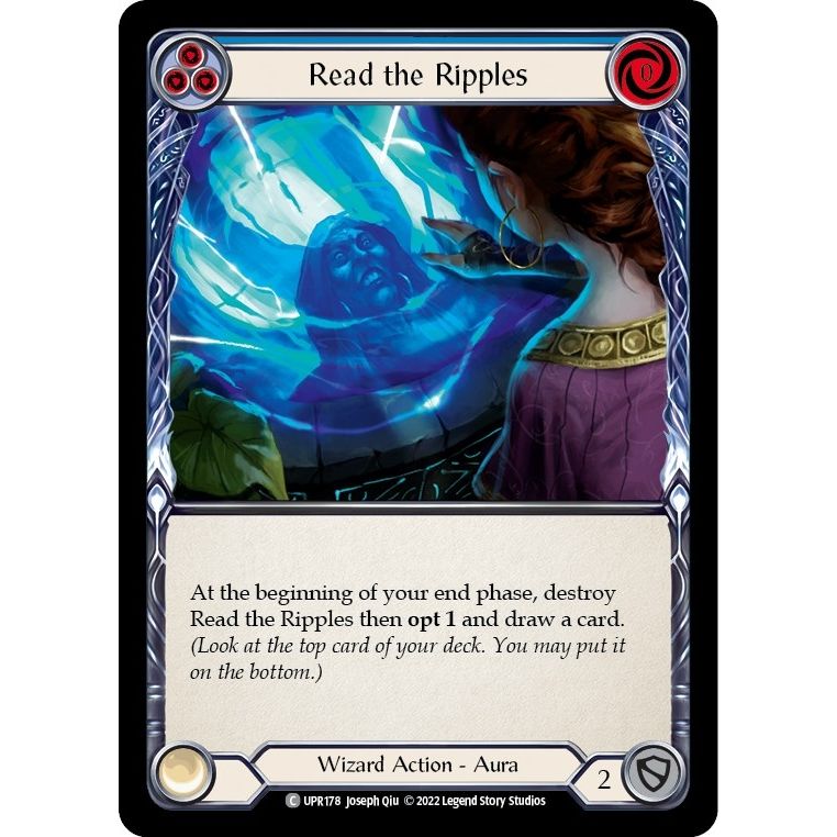 Image for Read the Ripples (Blue) (UPR178) (UPR) - Flesh and Blood TCG