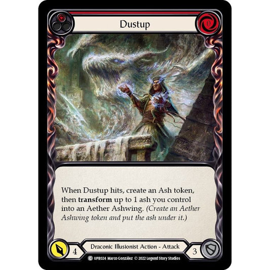 Image for Dustup (Red) (UPR024) (UPR) - Flesh and Blood TCG