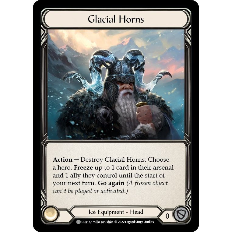 Image for Glacial Horns (UPR137) (UPR) - Flesh and Blood TCG
