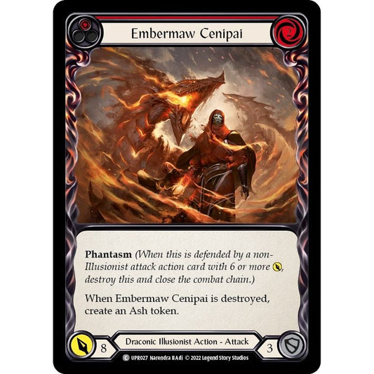 Image for Embermaw Cenipai (Red) (UPR027) (UPR) - Flesh and Blood TCG
