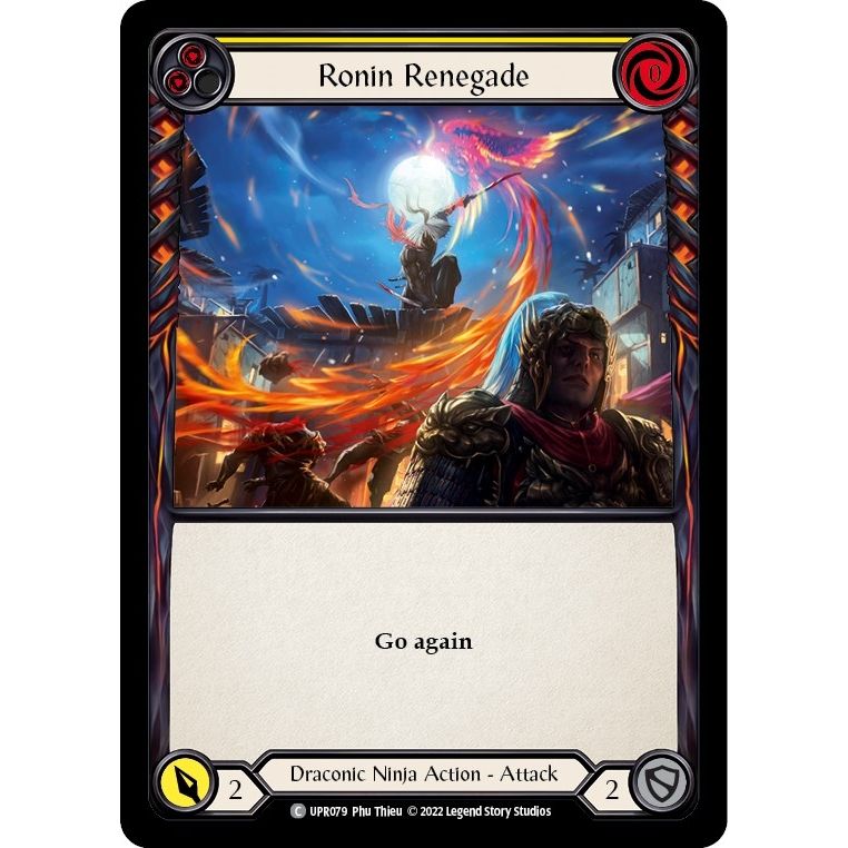 Image for Ronin Renegade (Yellow) (UPR079) (UPR) - Flesh and Blood TCG
