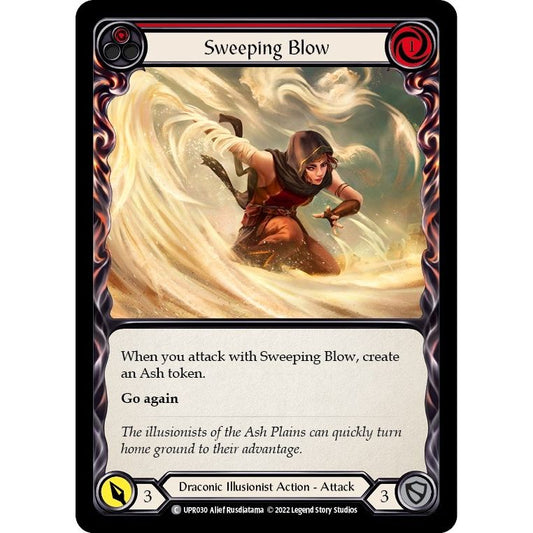 Image for Sweeping Blow (Red) (UPR030) (UPR) - Flesh and Blood TCG
