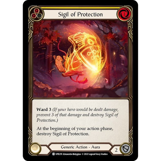 Image for Sigil of Protection (Yellow) (UPR219) (UPR) - Flesh and Blood TCG