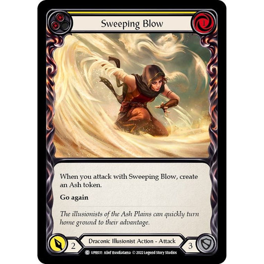 Image for Sweeping Blow (Yellow) (UPR031) (UPR) - Flesh and Blood TCG