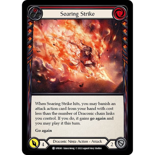 Image for Soaring Strike (Red) (UPR081) (UPR) - Flesh and Blood TCG