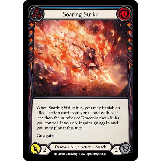Image for Soaring Strike (Blue) (UPR083) (UPR) - Flesh and Blood TCG