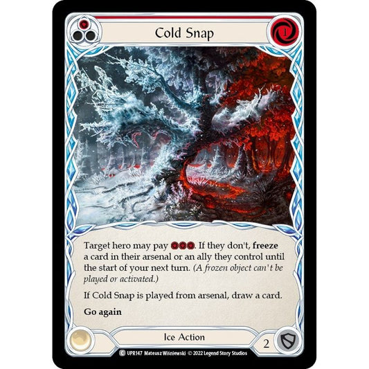 Image for Cold Snap (Red) (UPR147) (UPR) - Flesh and Blood TCG