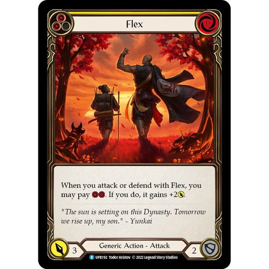 Image for Flex (Yellow) (UPR192) (UPR) - Flesh and Blood TCG