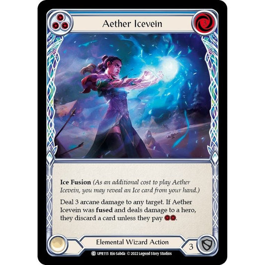 Image for Aether Icevein (Blue) (UPR115) (UPR) - Flesh and Blood TCG