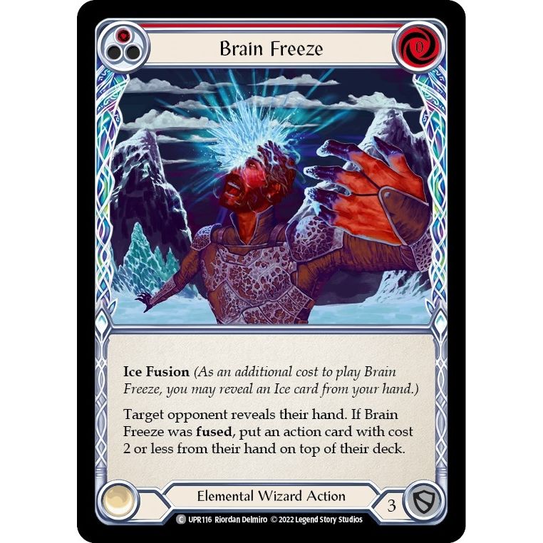 Image for Brain Freeze (Red) (UPR116) (UPR) - Flesh and Blood TCG
