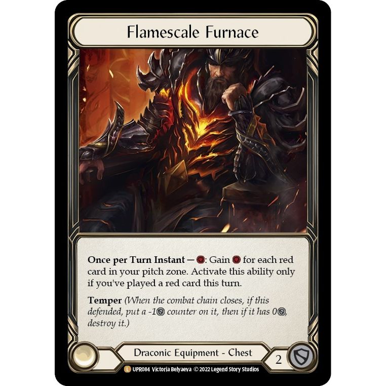Image for Flamescale Furnace (UPR084) (UPR) - Flesh and Blood TCG