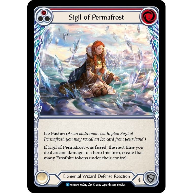 Image for Sigil of Permafrost (Red) (UPR106) (UPR) - Flesh and Blood TCG