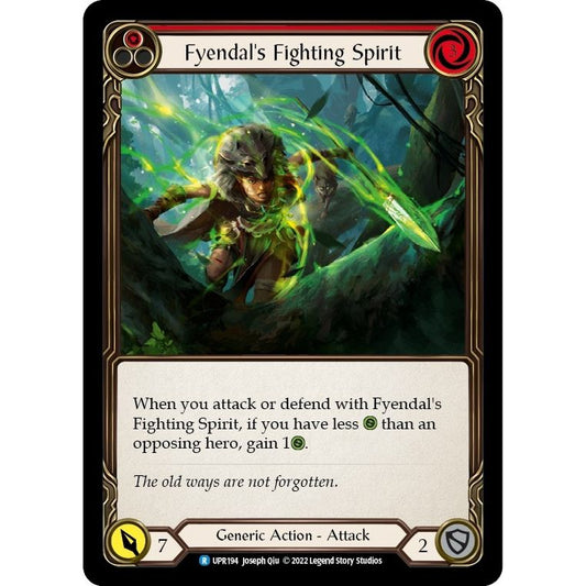 Image for Fyendal's Fighting Spirit (Red) (UPR194) (UPR) - Flesh and Blood TCG