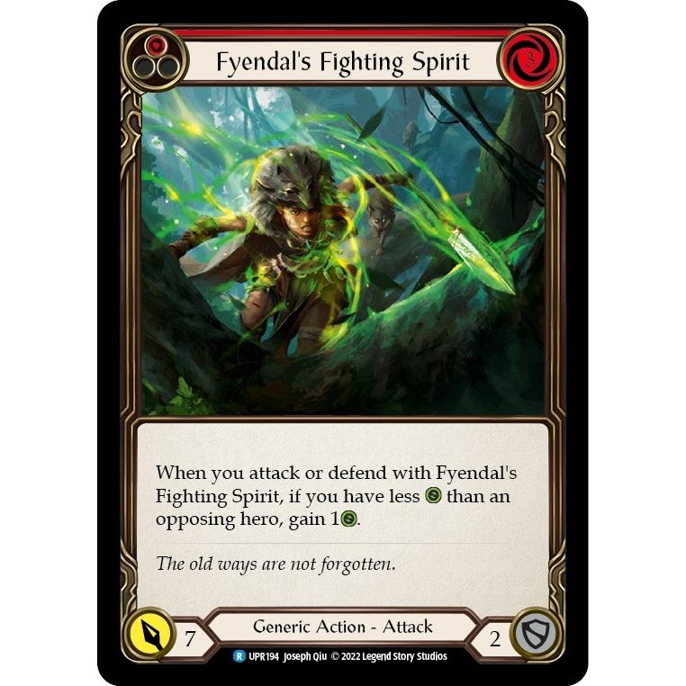 Image for Fyendal's Fighting Spirit (Red) (UPR194) (UPR) - Flesh and Blood TCG