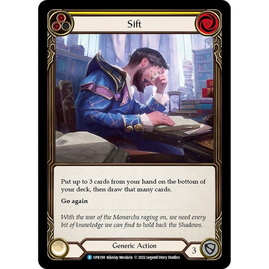Image for Sift (Yellow) (UPR198) (UPR) - Flesh and Blood TCG