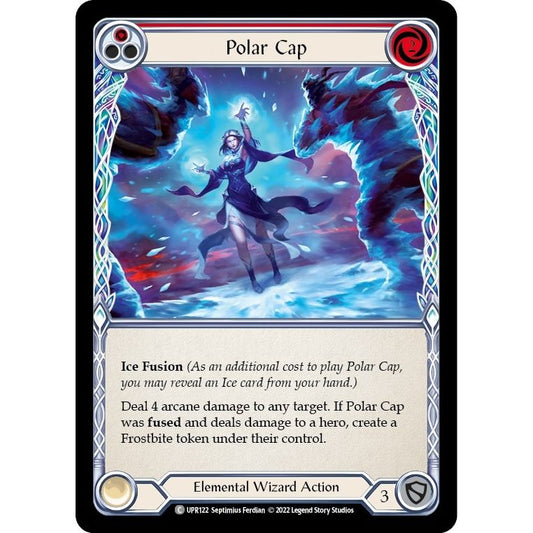 Image for Polar Cap (Red) (UPR122) (UPR) - Flesh and Blood TCG