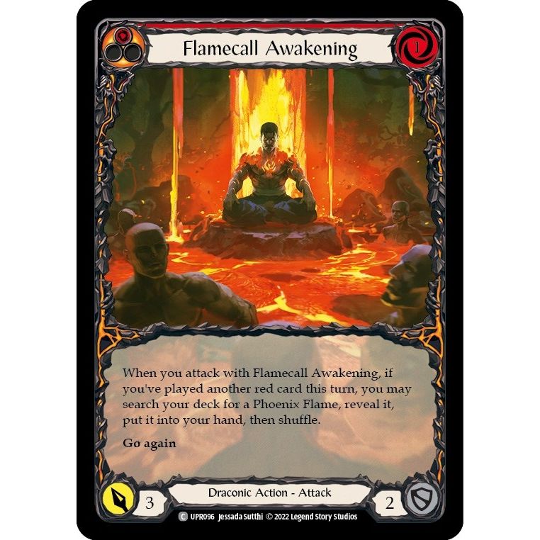 Image for Flamecall Awakening (Extended Art) (UPR096) (UPR) - Flesh and Blood TCG