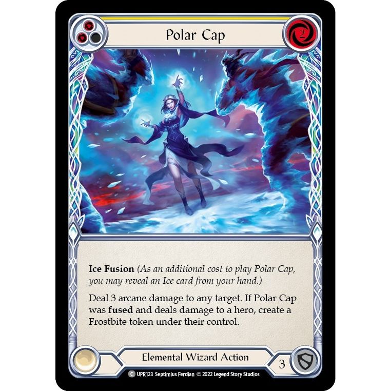 Image for Polar Cap (Yellow) (UPR123) (UPR) - Flesh and Blood TCG