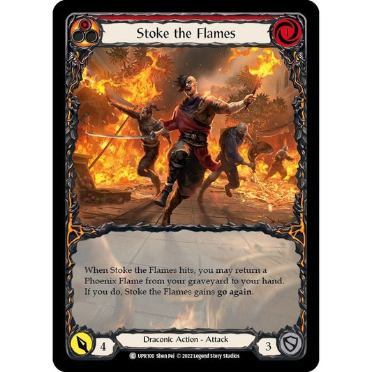 Image for Stoke the Flames (Extended Art) (UPR100) (UPR) - Flesh and Blood TCG