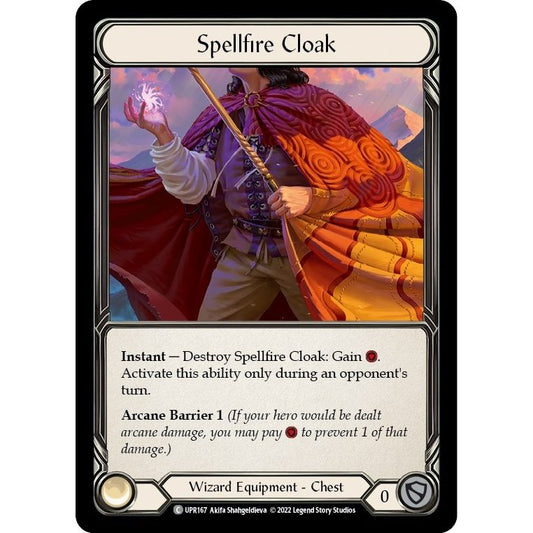 Image for Spellfire Cloak (UPR167) (UPR) - Flesh and Blood TCG