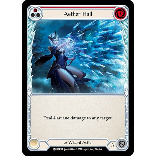 Image for Aether Hail (Red) (UPR127) (UPR) - Flesh and Blood TCG