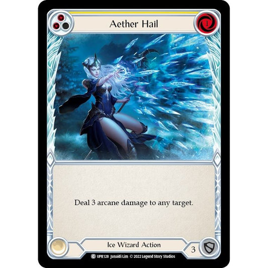 Image for Aether Hail (Yellow) (UPR128) (UPR) - Flesh and Blood TCG