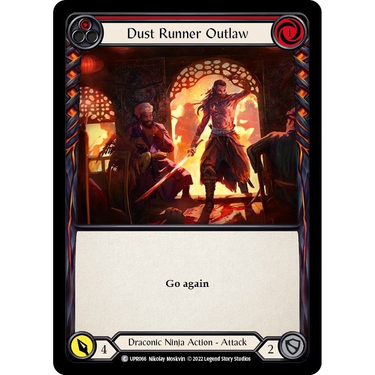 Image for Dust Runner Outlaw (Red) (UPR066) (UPR) - Flesh and Blood TCG