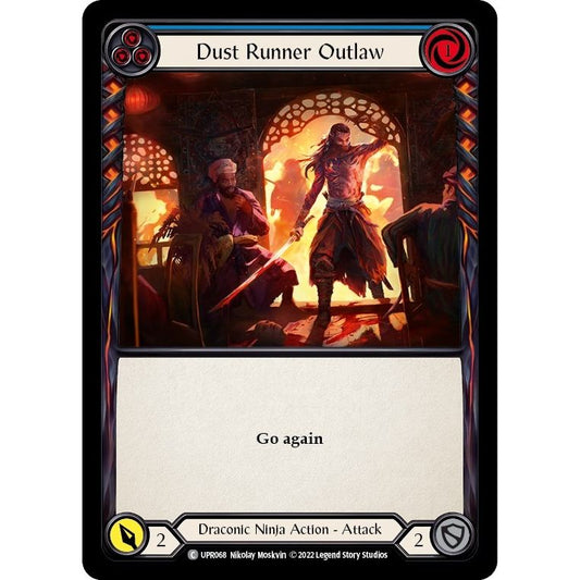 Image for Dust Runner Outlaw (Blue) (UPR068) (UPR) - Flesh and Blood TCG