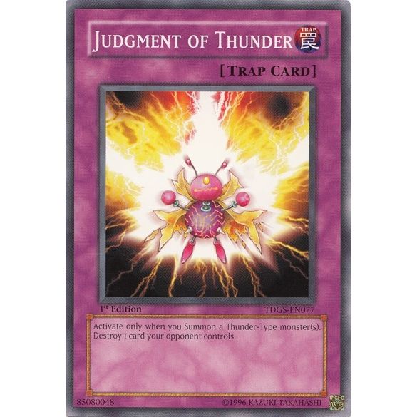Image for Judgment of Thunder (TDGS-EN077) (TDGS) - YuGiOh