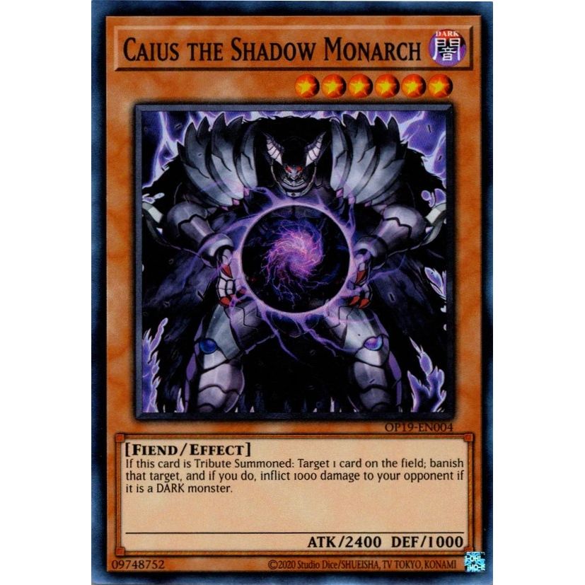 Image for Caius the Shadow Monarch (OP19-EN004) (OP19) - YuGiOh