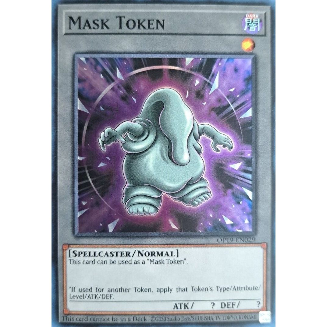 Image for Mask Token (OP19-EN029) (OP19) - YuGiOh
