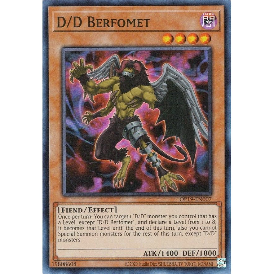 Image for D/D Berfomet (OP19-EN007) (OP19) - YuGiOh