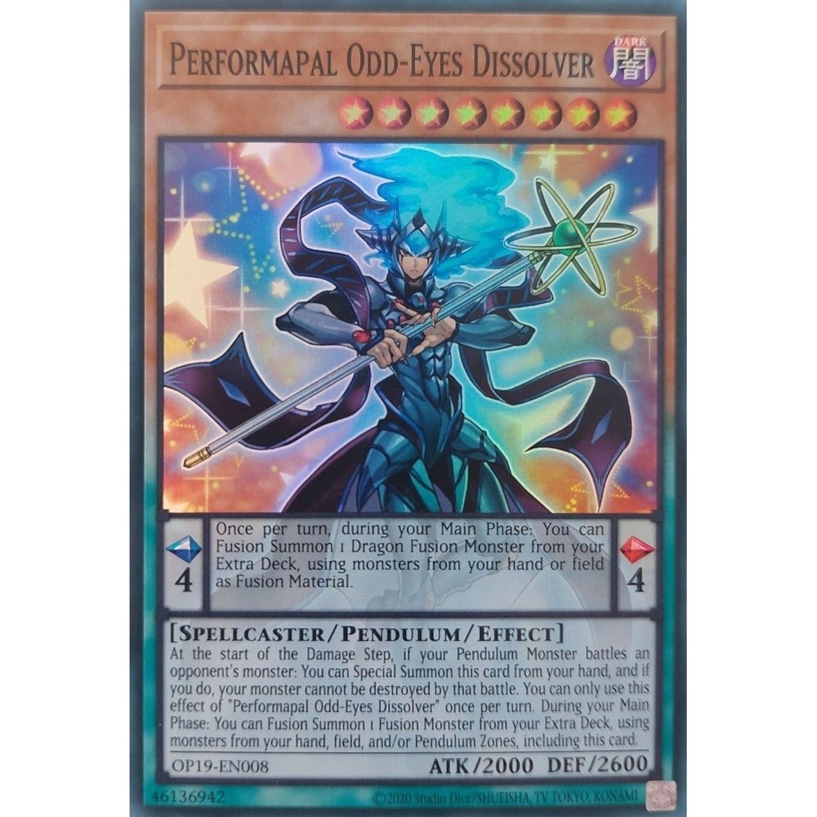 Image for Performapal Odd-Eyes Dissolver (OP19-EN008) (OP19) - YuGiOh