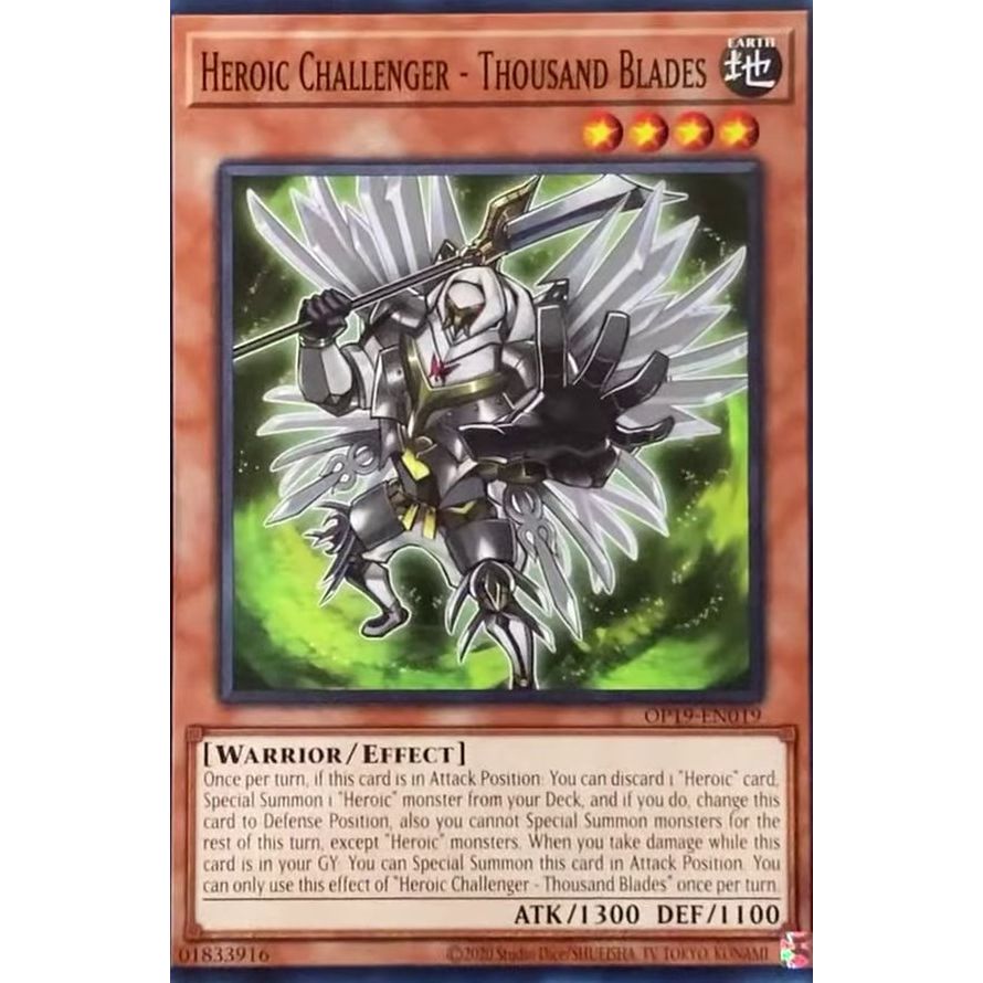 Image for Heroic Challenger - Thousand Blades (OP19-EN019) (OP19) - YuGiOh