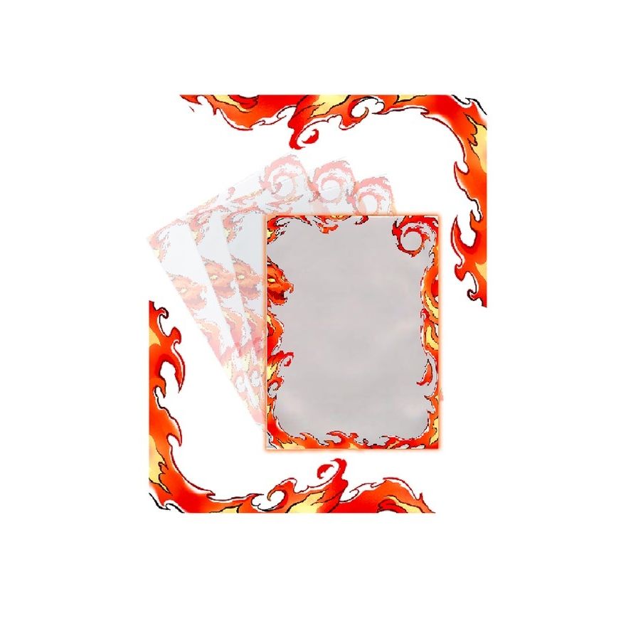 Image for Limited Edition Imperium Border Sleeves - Fire Dragon (60-Pack) - Card Sleeves