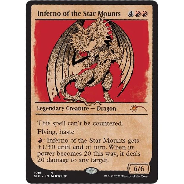 Image for Inferno of the Star Mounts (Showcase) (1015) (SLD) - Magic: The Gathering