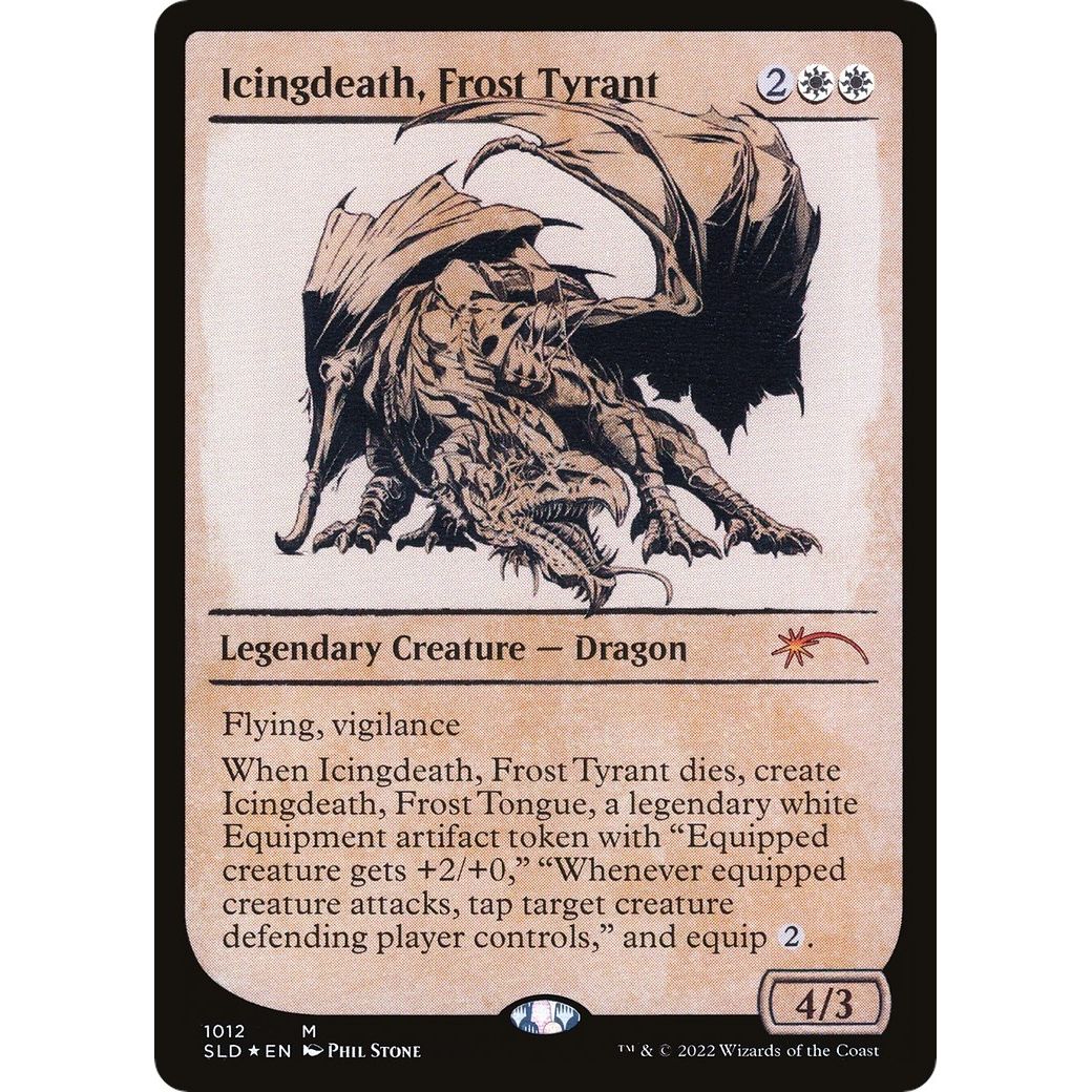Image for Icingdeath, Frost Tyrant (Showcase) (1012) (SLD) - Magic: The Gathering