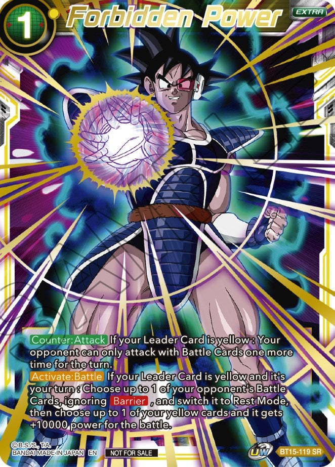 Image for Forbidden Power (Top 32) (BT15-119) (TPR) - Dragon Ball Super: Masters