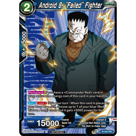 Image for Android 8, "Failed" Fighter (Championship Pack 2022 Vol.2) (P-421) (PR) - Dragon Ball Super: Masters