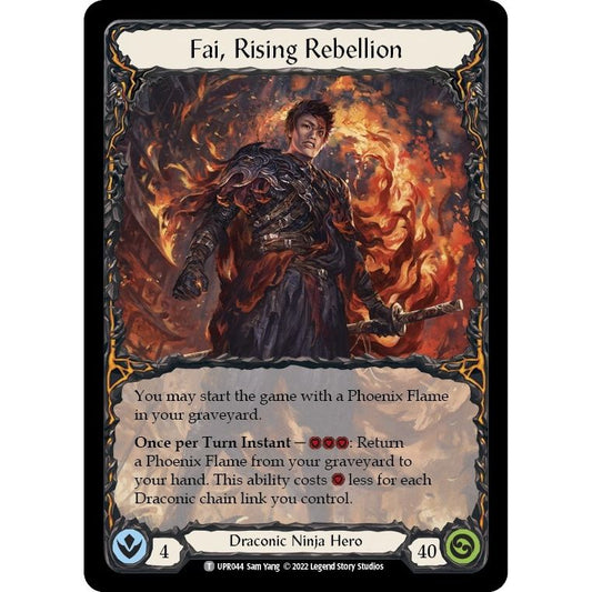 Image for Fai, Rising Rebellion // Fai (UPR044//UPR045) (UPR) - Flesh and Blood TCG