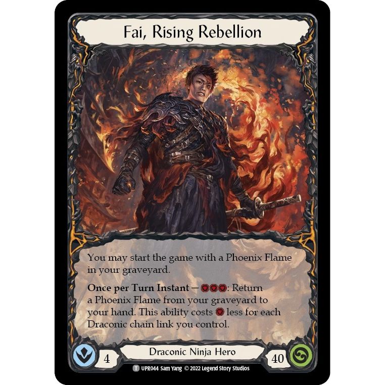 Image for Fai, Rising Rebellion // Fai (UPR044//UPR045) (UPR) - Flesh and Blood TCG