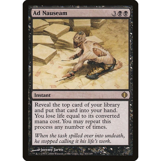 Image for Ad Nauseam (63) (ALA) - Magic: The Gathering