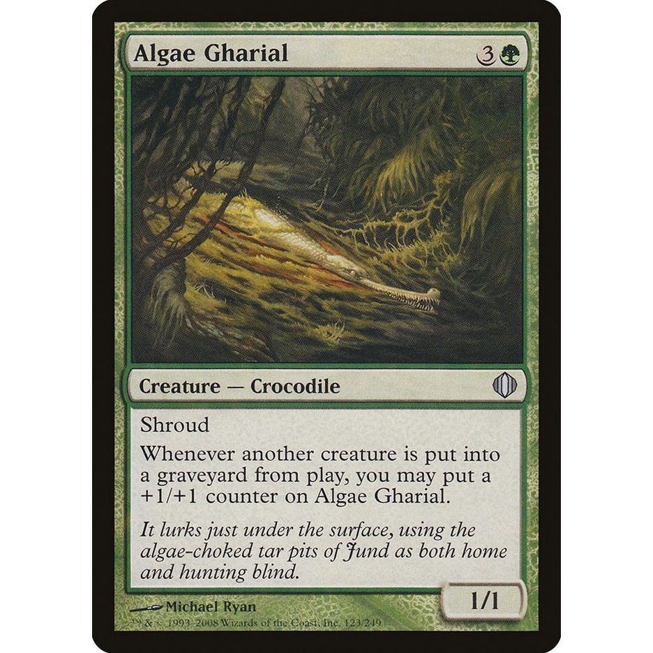 Image for Algae Gharial (123) (ALA) - Magic: The Gathering