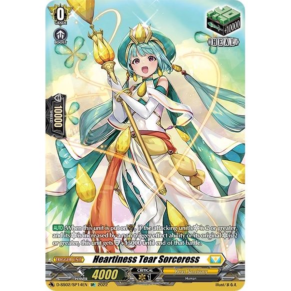 Image for Heartiness Tear Sorceress (SP) (D-SS02/SP14EN) (D-SS02) - Cardfight Vanguard